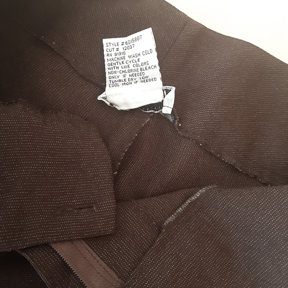 Byer #318 Wear Women's Dress Pants Size 7 Preowned Good Condition Stretch Brown - Picture 8 of 8